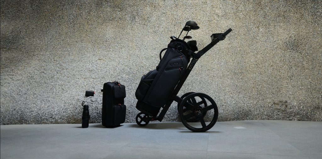 Golftas en trolley van Kaddey Golf