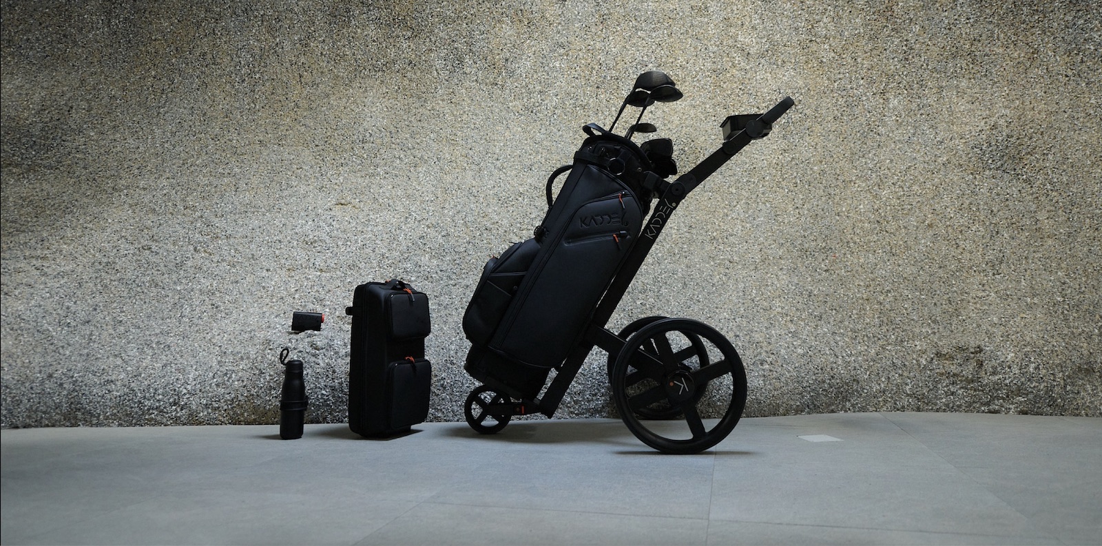 Golftas en trolley van Kaddey Golf