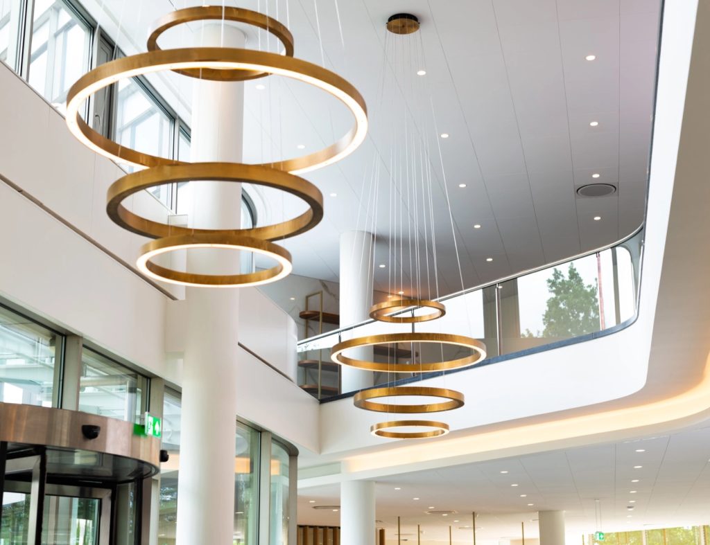 Lobby van een ScaleHub-flexkantoor